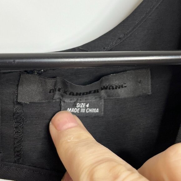 Alexander Wang Sleeveless Open Back With Zipper Side‎ Panel Dress Size 4 - Picture 4 of 9